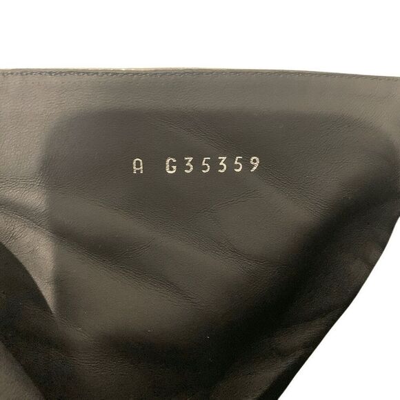 Chanel Interlocking C Black Leather and Grosgrain Ankle Booties EU 37.5 US 6.5-7 - Picture 8 of 10